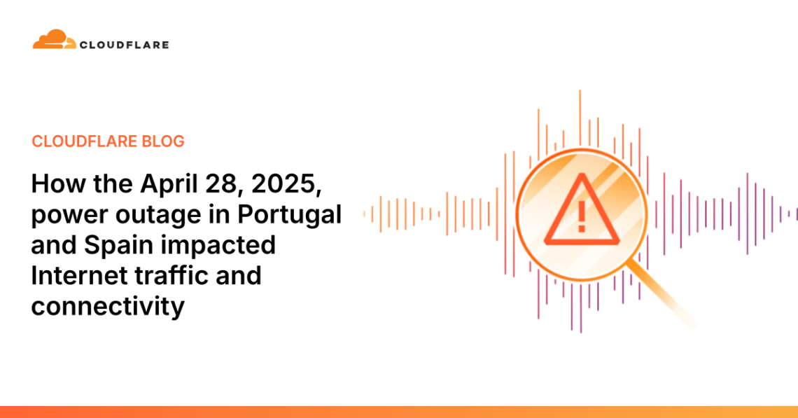 How the power outage of April 28, 2025, in Portugal and Spain impacted Internet traffic and connectivity