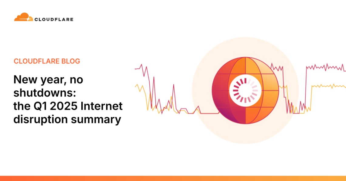 the Q1 2025 Internet disruption summary