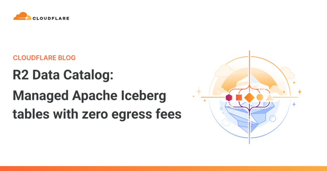 Managed Apache Iceberg tables with zero egress fees