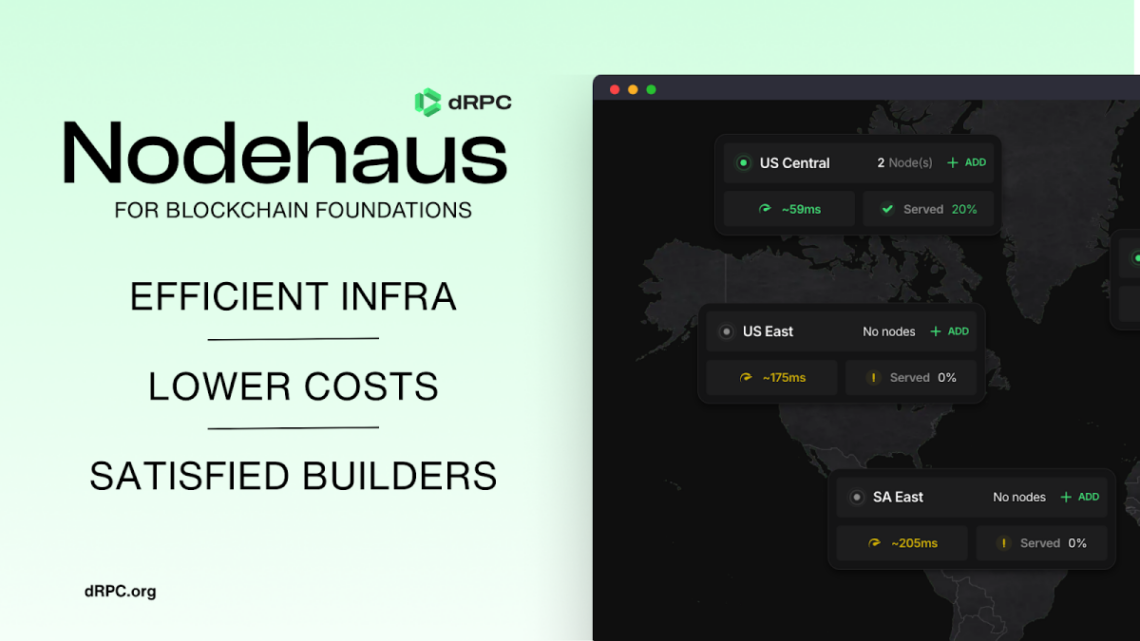 dRPC Launches NodeHaus to Streamline Blockchain and Web3 Infrastructure