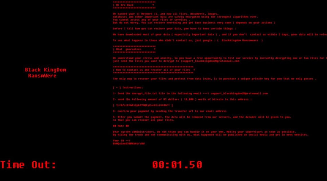 US authorities have indicted Black Kingdom ransomware admin