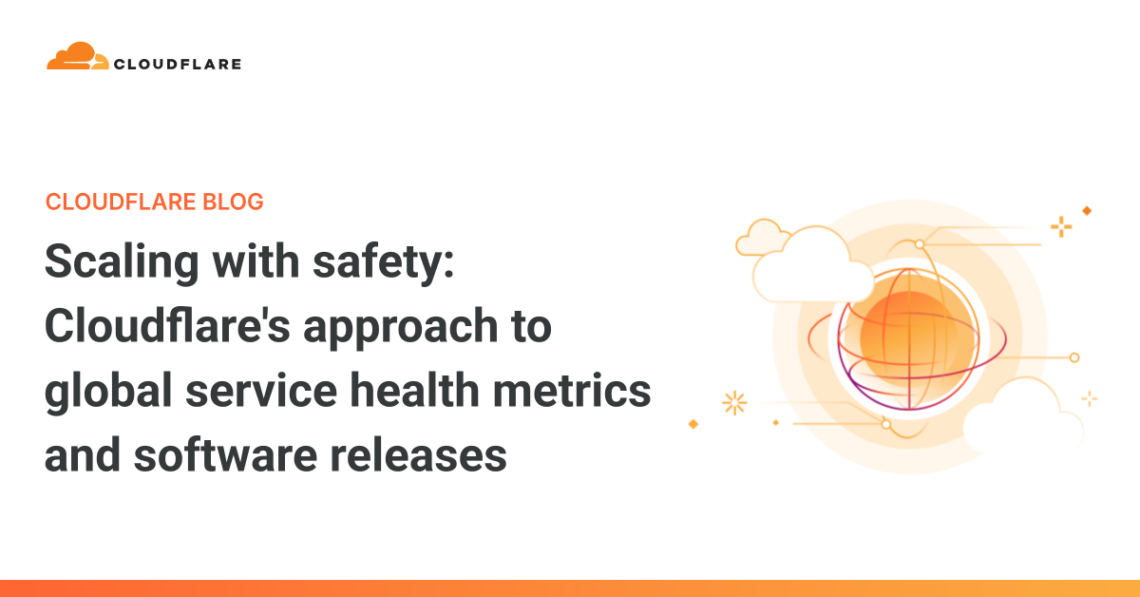 Cloudflare’s approach to global service health metrics and software releases