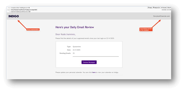 Phishing Campaign Mimics Email Quarantine Notifications: 32,000 Emails Target 6,358 Customers