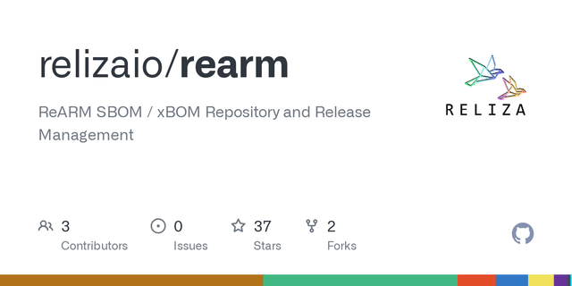 ReARM – SBOM / xBOM Repository and Release Management