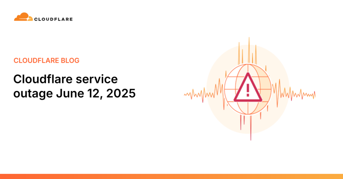 Cloudflare service outage June 12, 2025
