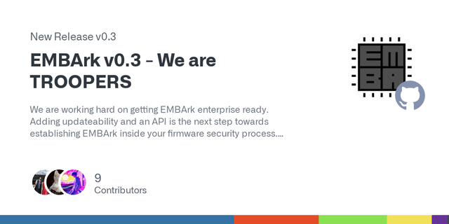 Enhanced enterprise support for firmware analysis and SBOM generation landet in EMBArk